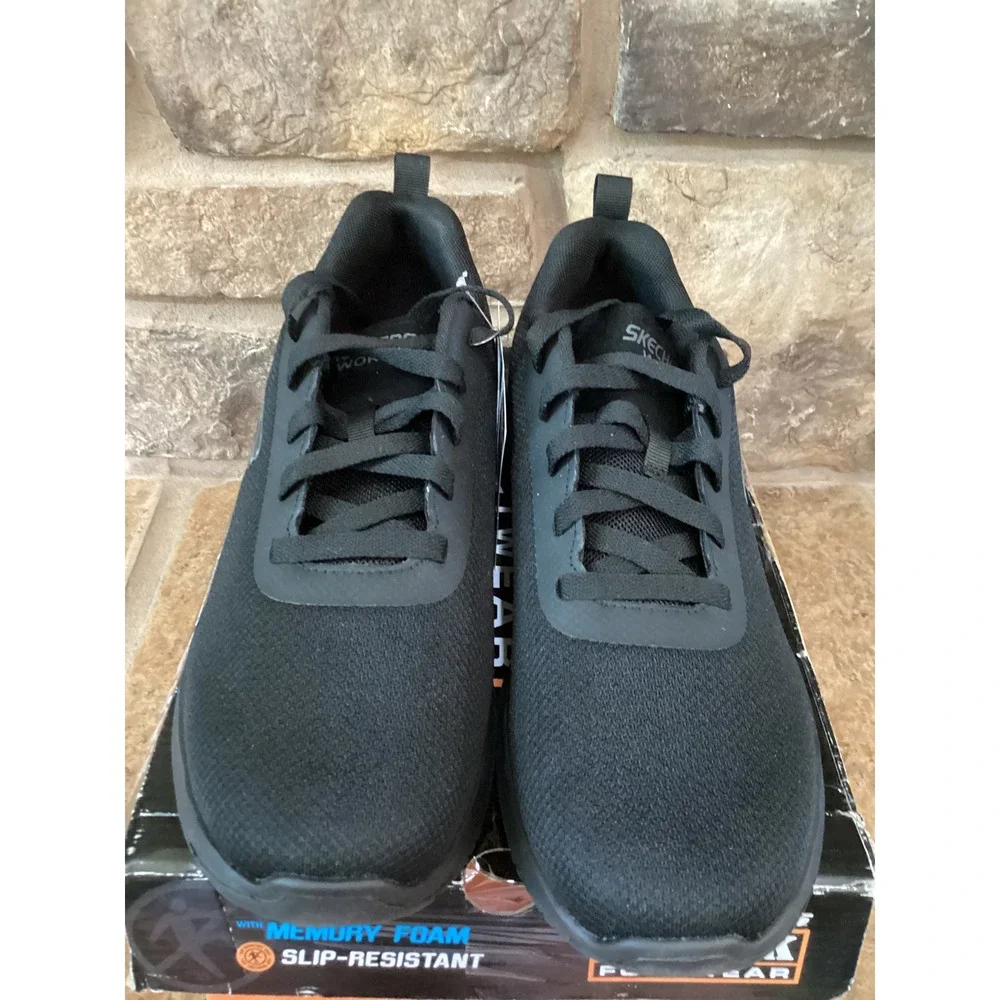 Skechers Daxtin Mens Size 9 Work Black Ultra Flex 3.0 Sneakers Memory Foam New